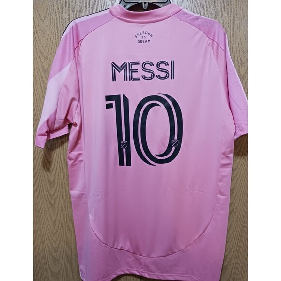 Lionel Messi (Adidas)-(Inter)-(Miami)-(Pink)-(Jersey)-(New)-(Size:XL)-$100.00 - Picture 3 of 11